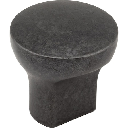 1 Diameter Gun Metal Round Brenton Cabinet Knob